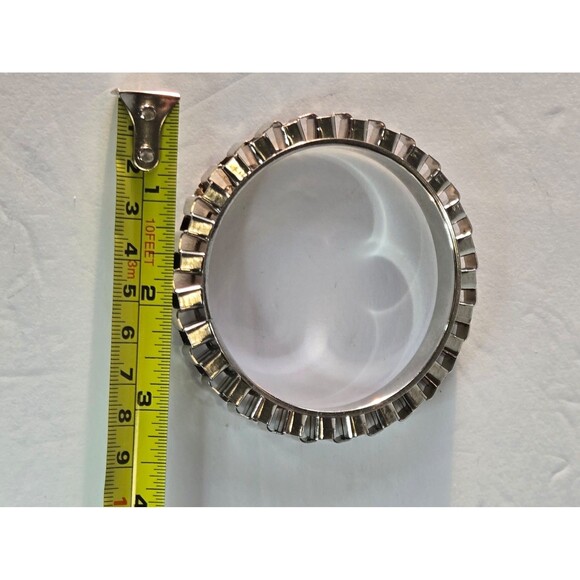 Silver Tone Bracelet Chain Look Brutalist - Picture 4 of 4